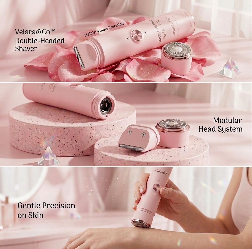 Velara&Co™ Double-Headed Electric Hair Removal Device